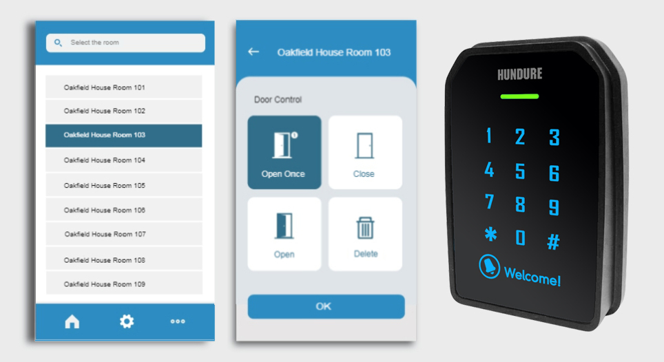 Hundure Remote Access Control Solution for Rental Apartment 2 rent 2