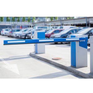 Barrier on the car parking